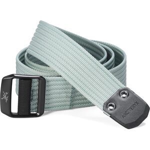 2769 Conveyor Belt 38 | 38mm Webbing With A Metal Buckle Stone Green